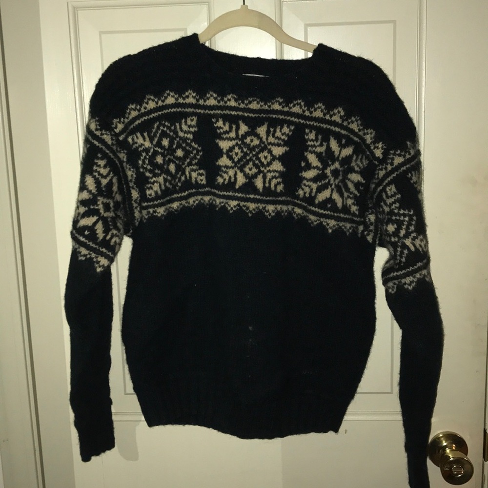 Vintage 100% wool LL Bean Sweater